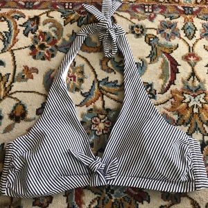 Target Striped Halter Bikini Top